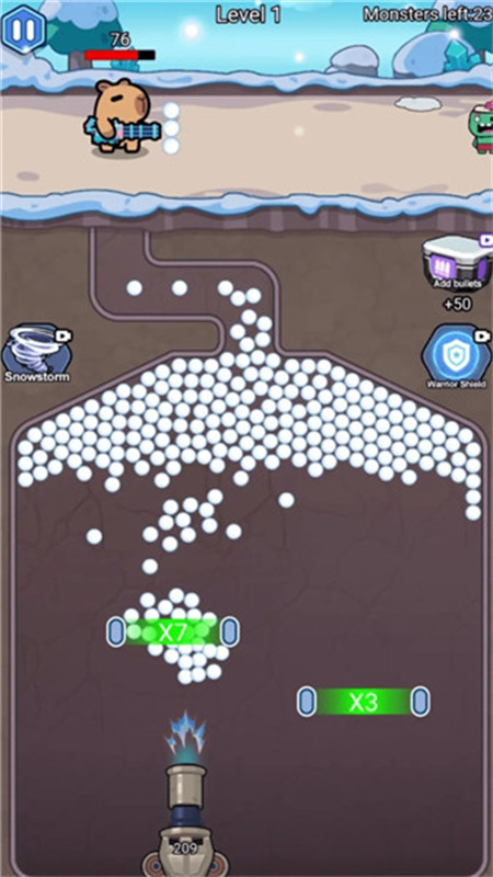 雪球子弹倍增器